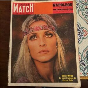 PARIS MATCH 1059 Death Sharon Tate Pompidou YSL Paul VI Manson